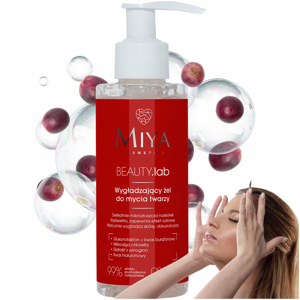 Miya BEAUTY.Lab Smoothing Face Wash Gel for all Skin Types 140ml