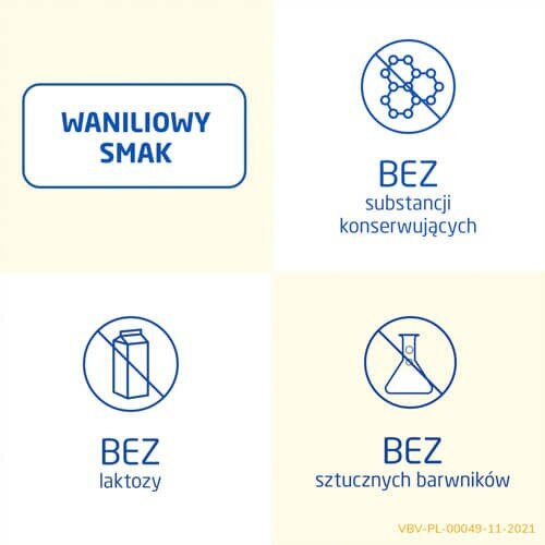 Vibovit Bobas Waniliowy dla Dzieci 2-4 Lat 30 Saszetek