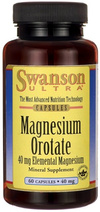 Swanson Magnesium Orotate 40mg 60 Kapsułek