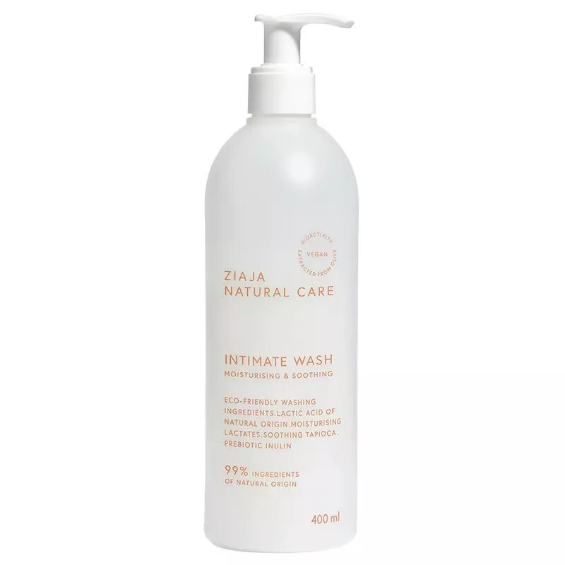 Ziaja Natural Care Gently Intimate Wash Gel for All Skin Types Vegan 400ml