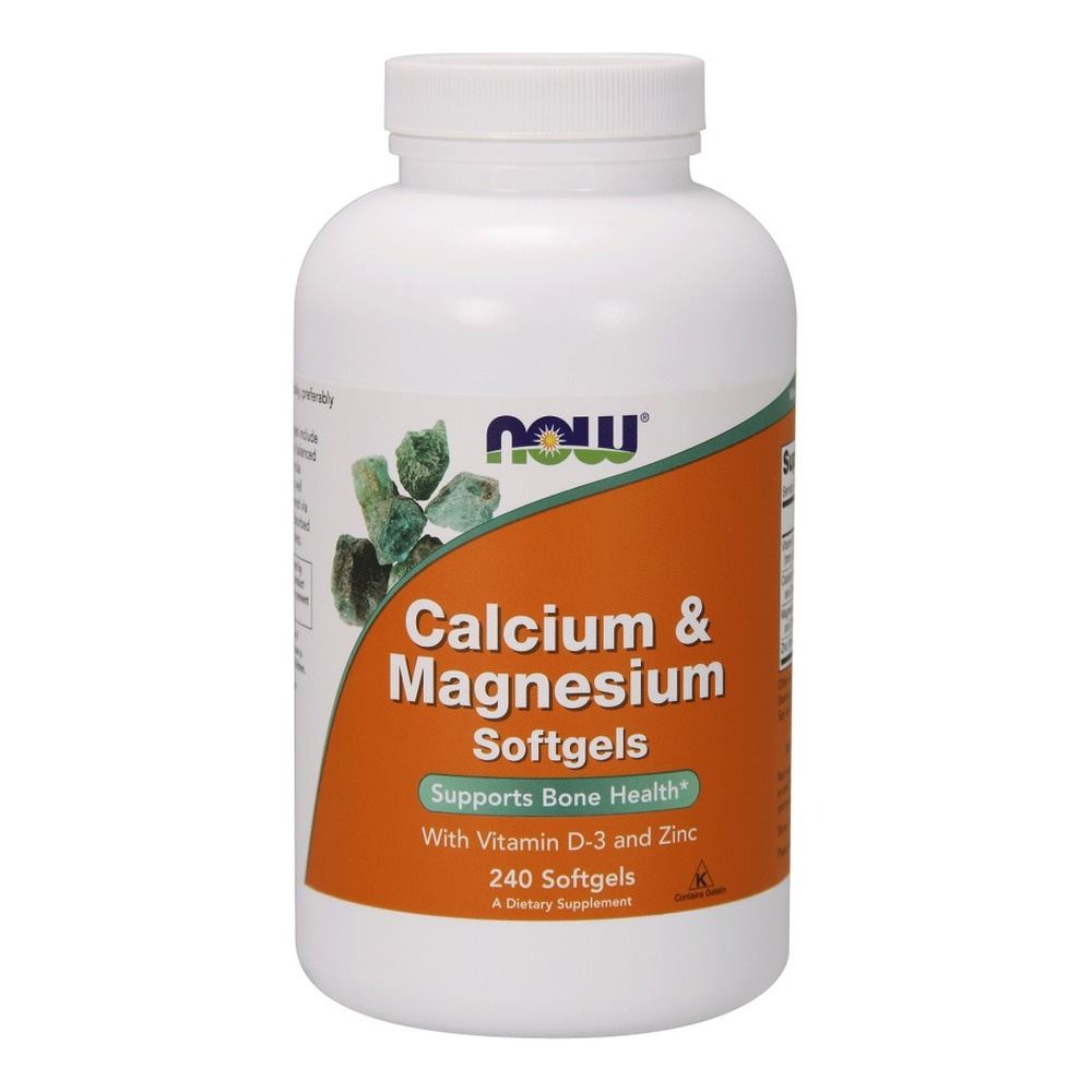 Calcium & Magnesium with Vit D and Zinc - 240 Softgels