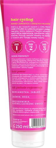 OnlyBio Hair Cycling Regeneration Shampoo for Hair and Scalp 250ml
