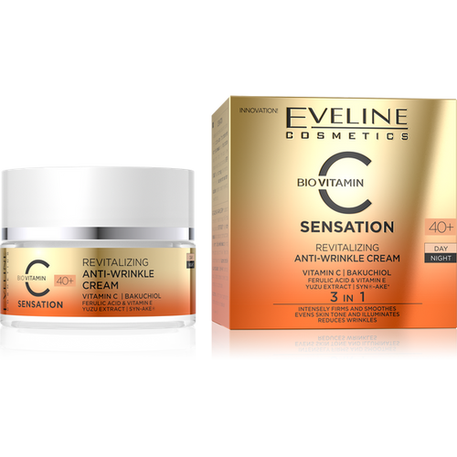 Eveline Vitamin C Sensation Revitalizing Anti-wrinkle Day and Night Cream 40+ 50ml