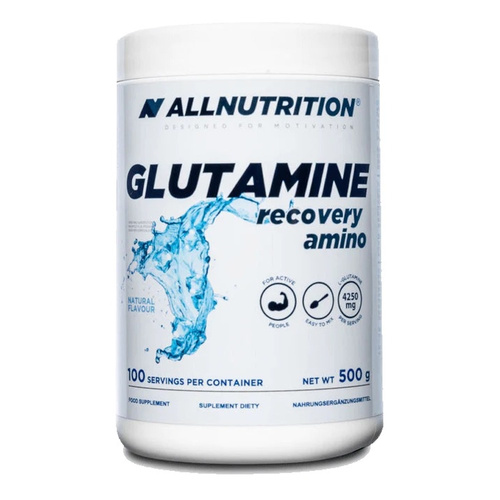 Allnutrition Glutamine Recovery Amino L-Glutamine with Taurine & Vitamin C Natural 500g