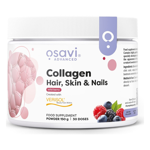 Osavi Collagen Peptides Wild Berry for Hair, Skin and Nails 150g