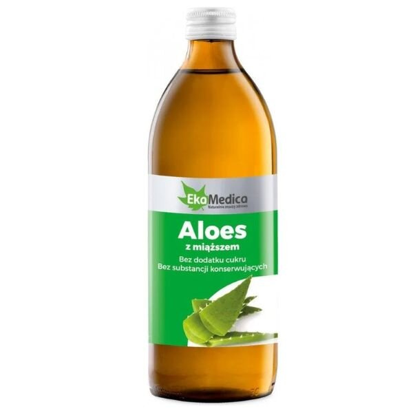 EkaMedica Naturalny 100% Sok z Aloesu 500ml