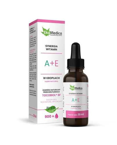 EkaMedica Witamina A + E w kroplach Mieszanina Tokoferoli 30ml