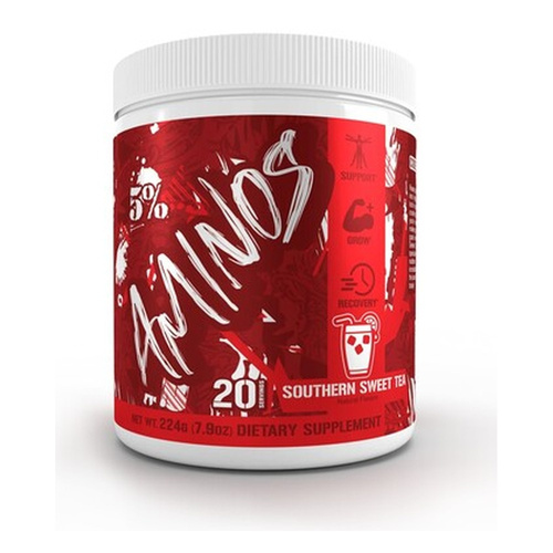 5% Nutrition Aminos Code Red, Słodka herbata 224g