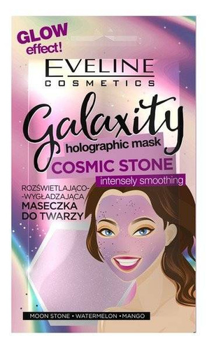 Eveline Galaxity Holographic Mask Maseczka do twarzy rozświetlająco-wygładzająca Cosmic Stone 10g
