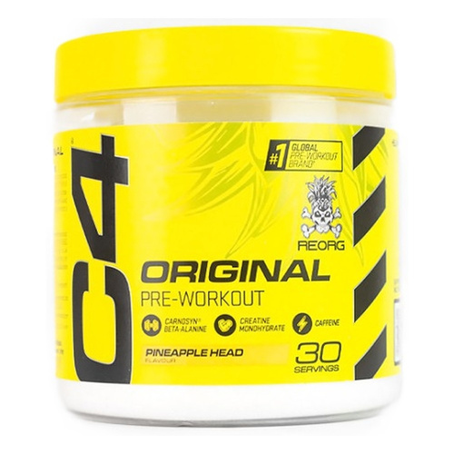 Cellucor C4 Original Pineapple Head Pre-Workout Powder For Energy and Focus 198g