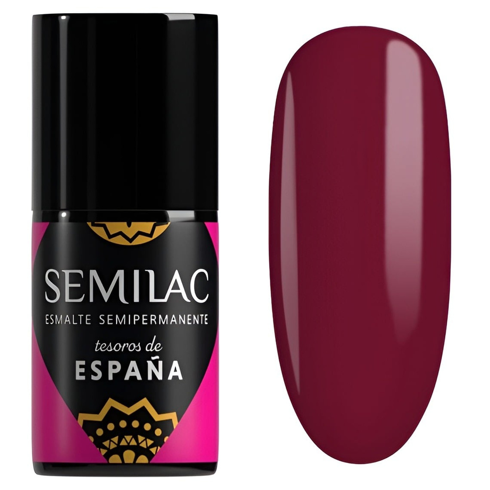Semilac Treasures of Spain Lakier Hybrydowy 478 Vino Tinto 7ml