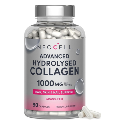 NeoCell Advanced Hydrolysed Collagen hydrolizowany kolagen wołowy 1000mg 90 kapsułek