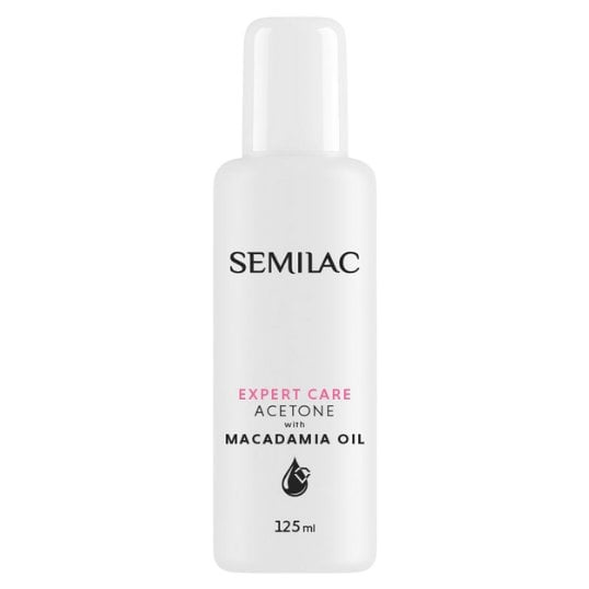 Semilac Expert Care Acetone With Macadamia Oil 125ml
