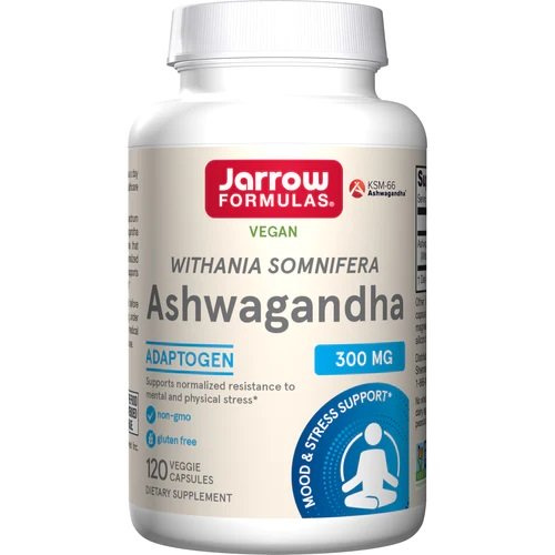 Jarrow Formulas Ashwagandha Root Extract for Stress Resistance and Cognitive Health 120 Vcaps