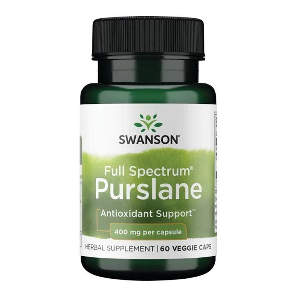 Swanson Full Spectrum Purslane 400mg 60 Vcapsules
