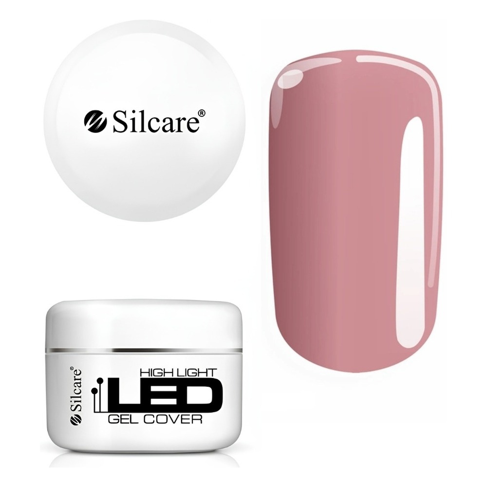 Silcare High Light LED Cover Builder Gel for Nude Nail Extensions 100g