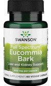Swanson Full Spectrum Eucommia Bark 400mg 60 Kapsułek