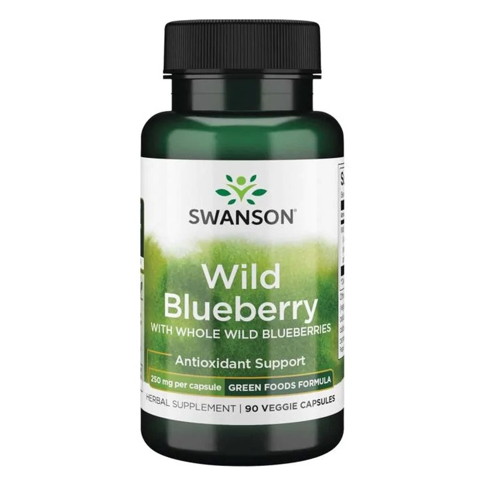 Swanson Wild Blueberry Dzika Jagoda 250mg 90 Kapsulek