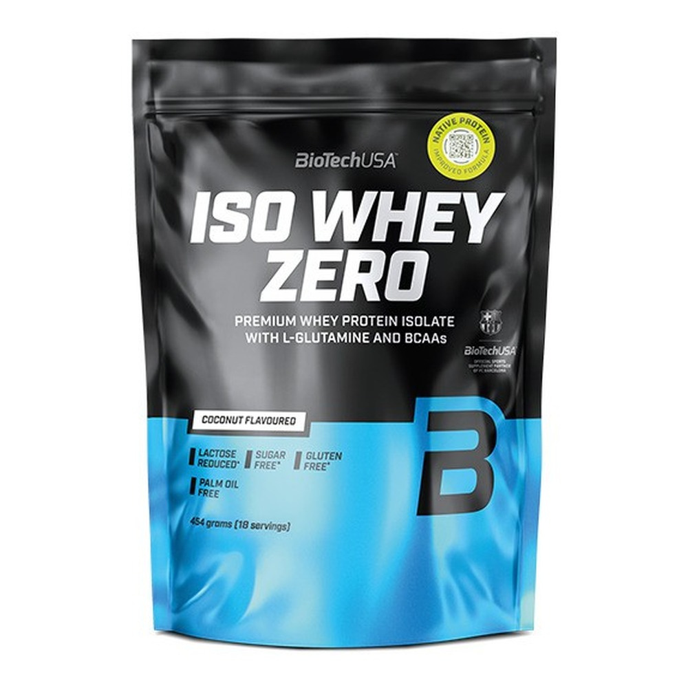 BioTechUSA Iso Whey Zero Izolat białka serwatkowego, Kokos 454g