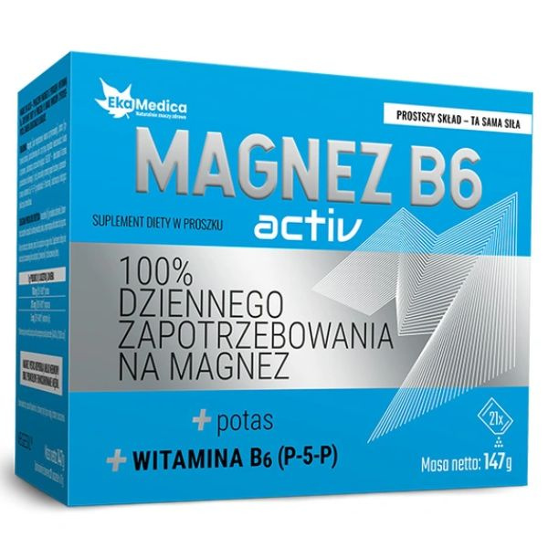 EkaMedica Magnesium B6 Activ 21x10g Sachets