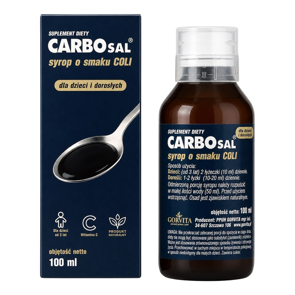Carbosal 100ml cola syrup