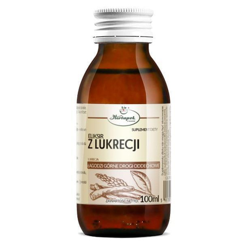 Herbapol Licorice Elixir for Upper Respiratory Tracts and Immune System 100ml Best Before 30.04.26