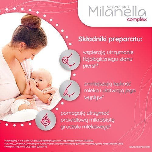 Milanella Complex do Stosowania w Czasie Laktacji 30 Kapsułek