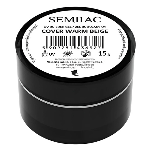 Semilac Builder Gel Cover - Warm Beige 15g