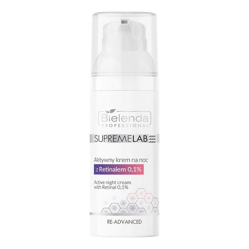 Bielenda Professional SupremeLab Re-Advanced Aktywny Krem z Retinalem 0,1% dla Każdego Rodzaju Skóry na Noc 50ml