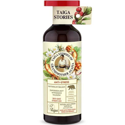 BABUSZKA AGAFIA Naturalny Balsam Do Włosów Żeń-Szeń Syberyjski, 500ml