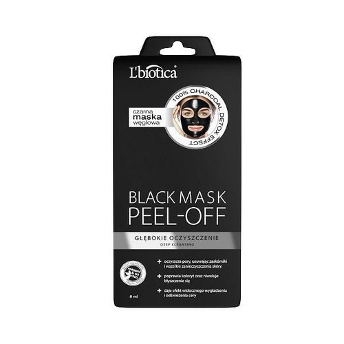 L'BIOTICA BLACK MASK PEEL - OFF Deep Cleansing 8ml