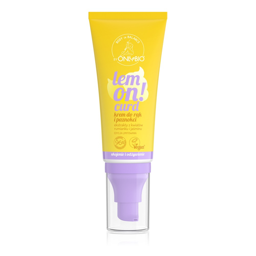 OnlyBio Body in Balance Limited Edition Krem do Rąk i Paznokci Lemon curd 50ml