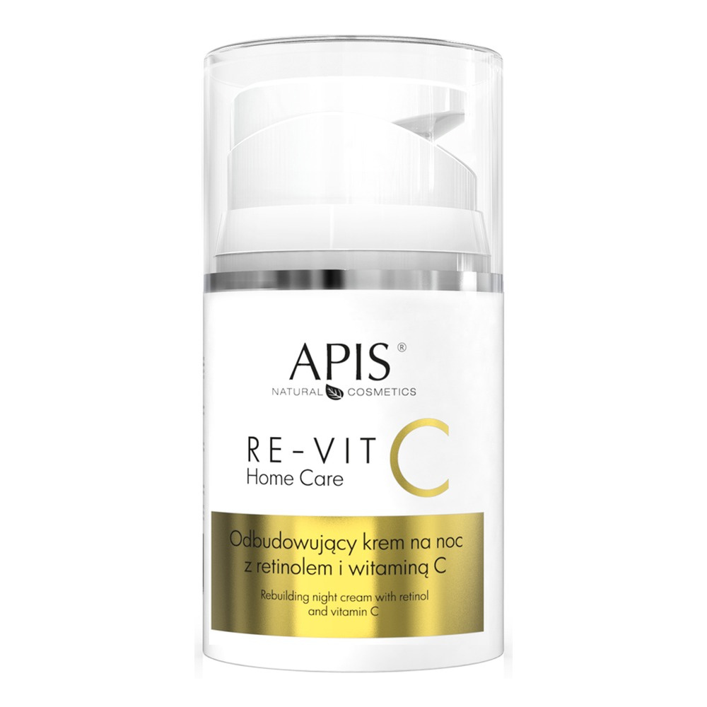 Apis Re-Vit C Rebuilding Night Cream with Vitamin C and Retinol for Grey Skin Lacking Radiance 50ml