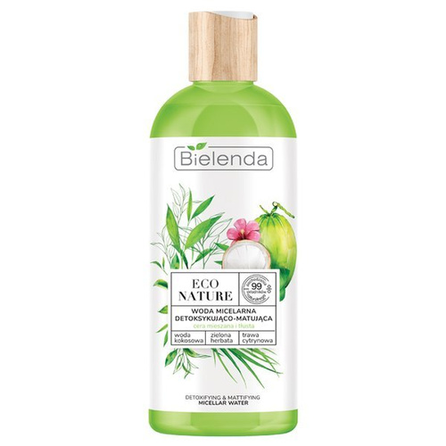 BIELENDA ECO Nature MICELLAR WATER detoxifying and matting 500ml