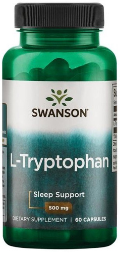 Swanson L-Tryptophan 500mg 60 Kapsułek