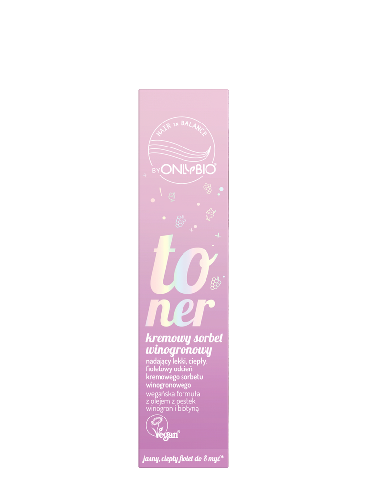OnlyBio Hair in Balance Creamy Toner Grape Sorbet 100ml