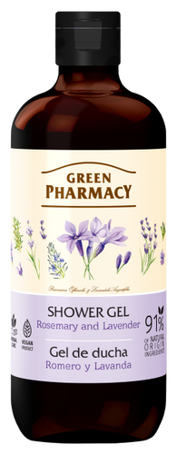 Green Pharmacy Rosemary and Lavender Moisturizing Shower Gel 500ml