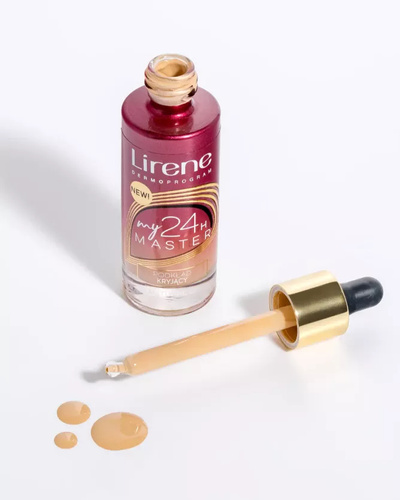 Lirene My 24H Master Covering Foundation Podkład Kryjący Nr 02 Beige 30ml