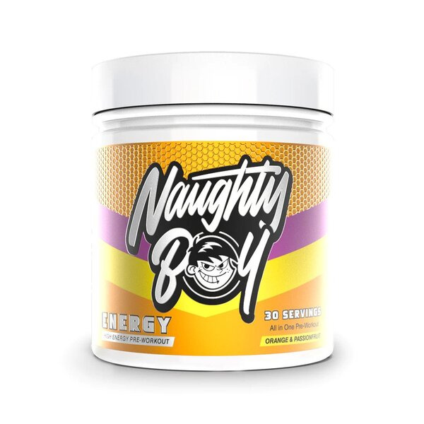 Naughty Boy Energy Pre-Workout Supplement for Pump Performance and Focus 390g