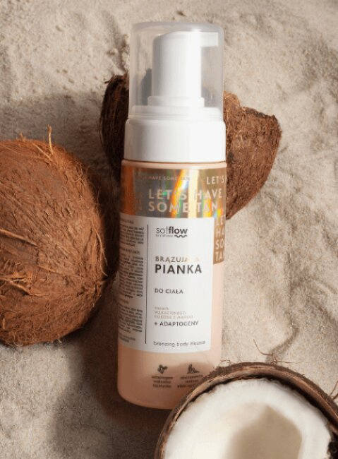 So!Flow by Vis Plantis Brązująca Pianka do Ciała 170ml Best Before 27.11.25