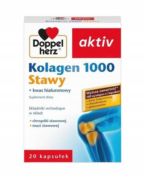 Doppelherz Activ Kolagen 1000 Joints for Better Nutrition of Cartilage 20 Capsules