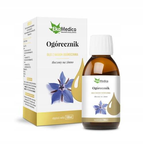 EkaMedica Ogórecznik Olej z Nasion Ogórecznika Tłoczony na Zimno 100ml