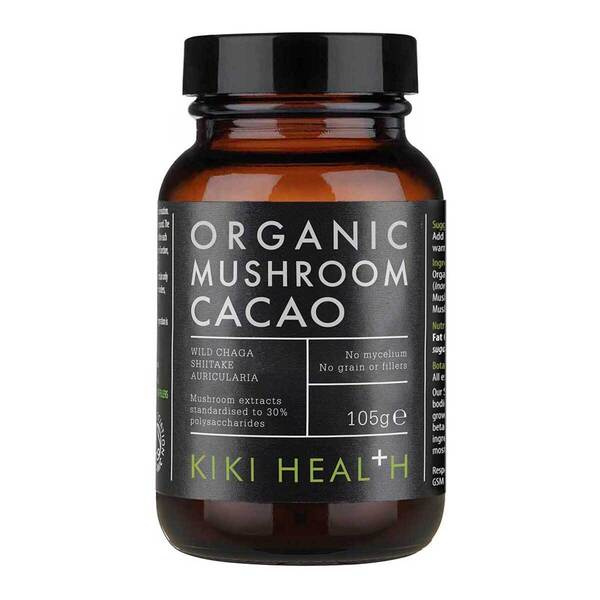 KIKI Health Grzybowe Kakao Alternatywa dla Gorącej Czekolady z Ekstraktami z Grzybów 105g