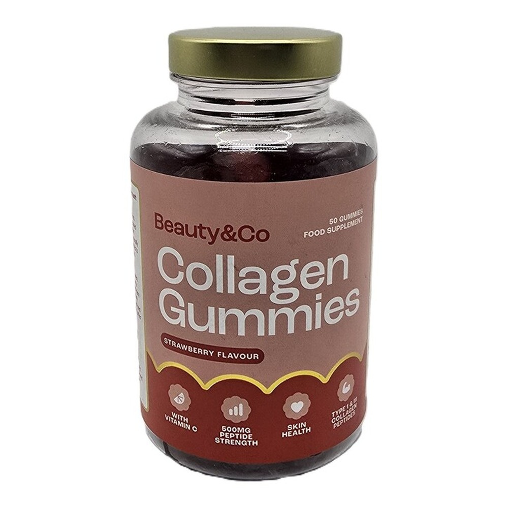 Beauty&CO Collagen Gummies, Strawberry 50 gummies