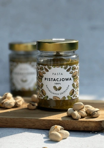 Młyn Kopytowa Skarby Młyna 100% Naturalna Pasta Pistacjowa 250g