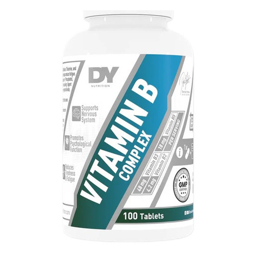Dorian Yates Vitamin B Complex For Energy and Nervous System Support 100 Tablets
