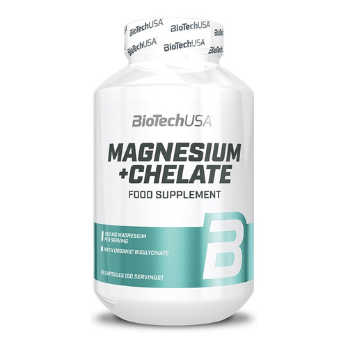 BioTechUSA Magnesium + Chelate Kapsułki z magnezem 60 kapsułek