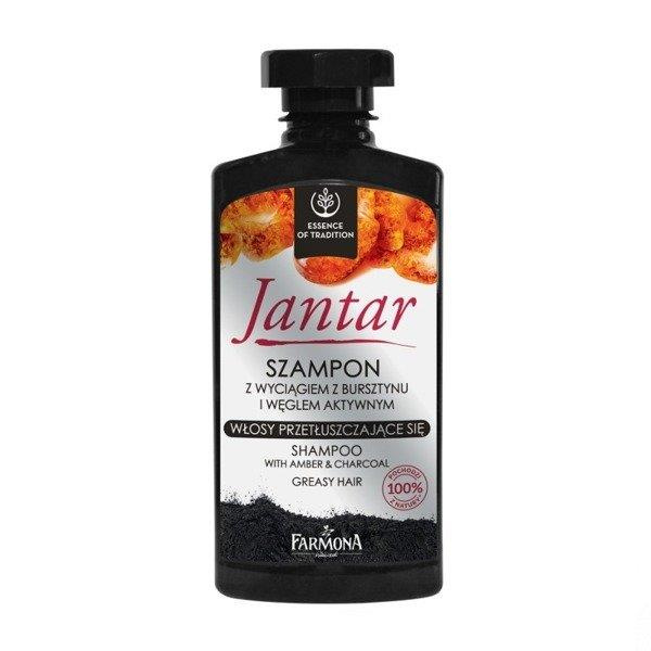 Jantar Shampoo with Amber and Activated Carbon Extract 330ml