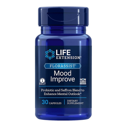 Life Extension Florassist Mood Improve for Mood Support and Relaxation 30 Capsules