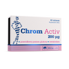 Olimp Chrom Activ 200 µg na Prawidłowy Poziom Glukozy we Krwi 60 Tabletek